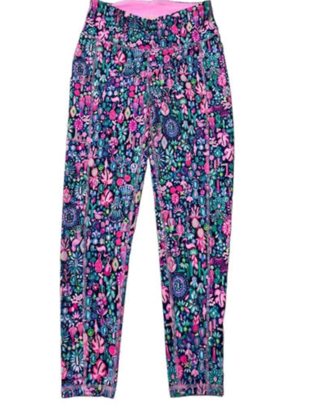 Lilly Pulitzer athletic leggings large multicolored